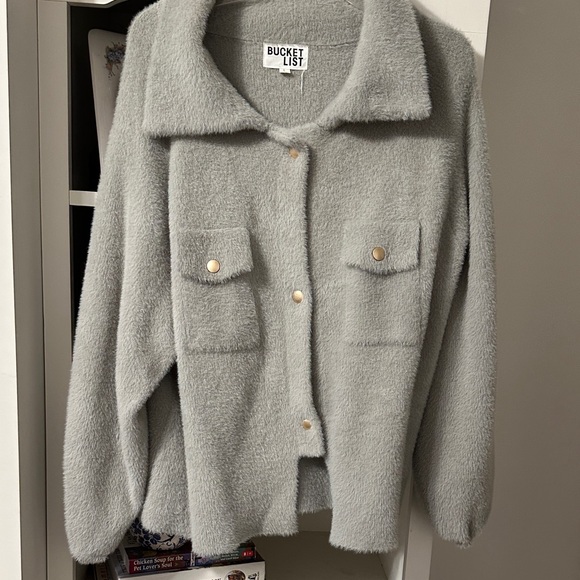 BUCKETLIST Jackets & Blazers - BUCKETLIST Women's Soft Gray Jacket